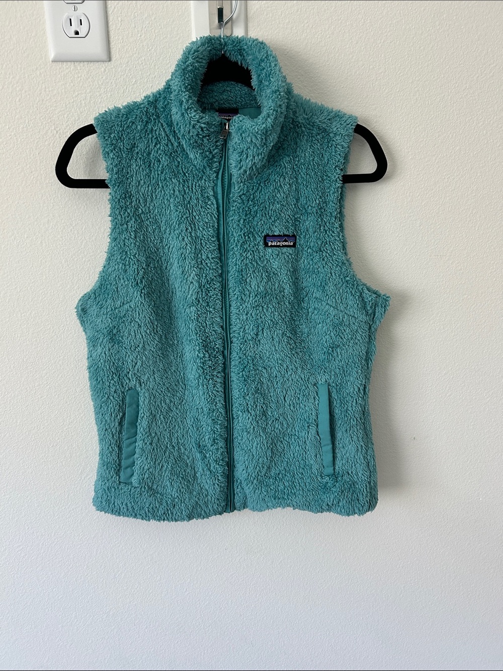 Patagonia Turquoise Sherpa Fleece Jacket